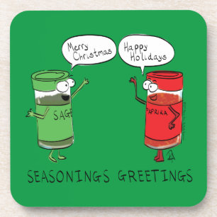 Dessous-de-verre Drôle de Noël, Cuisines de caricatures