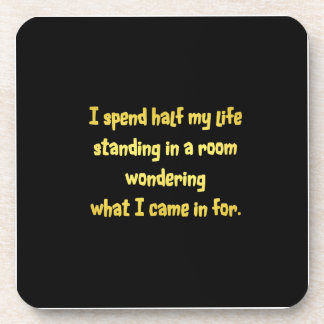 Dessous-de-verre Drôle debout dans une blague de chambre