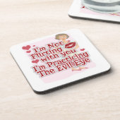 Dessous-de-verre Drôle Mal Eye femme au foyer dire (Côté gauche)