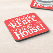 Dessous-de-verre Drôle Noël Beverage Coaster (Côté gauche)