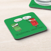 Dessous-de-verre Drôle Noël Cartoon Cuisines épices (Côté gauche)