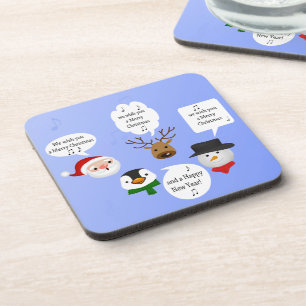 Dessous-de-verre Drôle Nous vous souhaitons un joyeux Noël