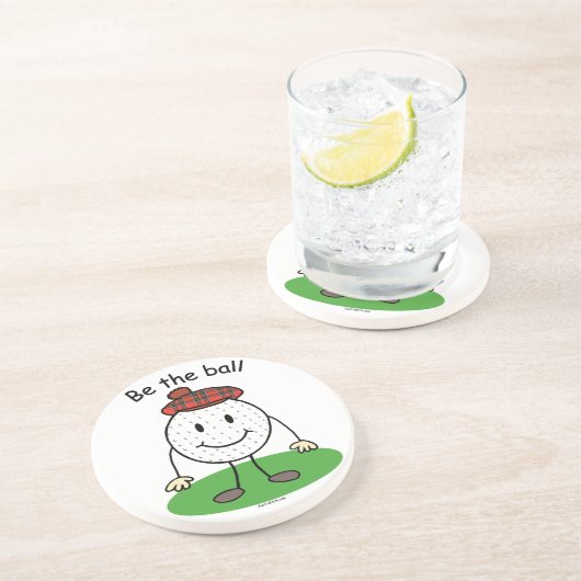 Dessous de verre drôles de golf (Côté)