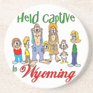 Dessous de verre drôles de grès de terrain de