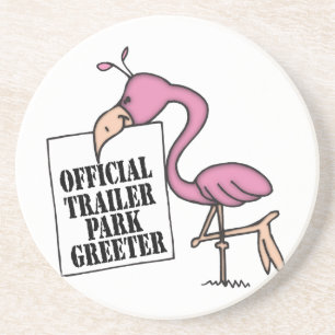 Dessous de verre drôles de grès de terrain de