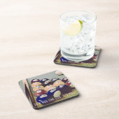 Dessous de verre drôles de pièce de jeux de (Côté Droit)