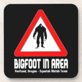 Dessous de verre drôles de Sasquatch - BIGFOOT (Devant)