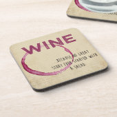 Dessous de verre drôles de vin (Côté gauche)