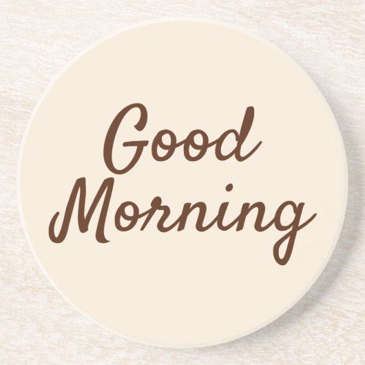 Dessous de verre du bon matin - Cuisine minimalist (Devant)