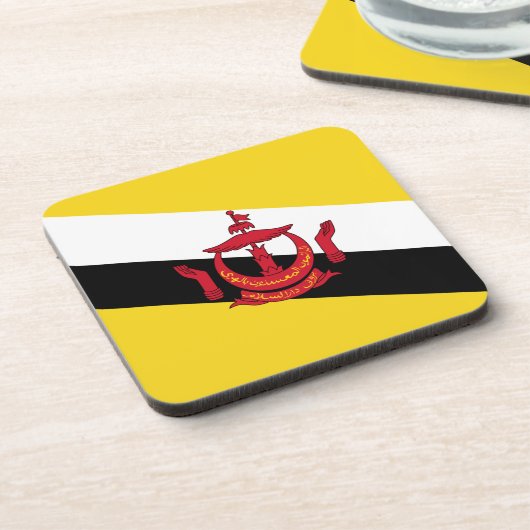 Dessous de verre du drapeau de Brunei (Côté gauche)
