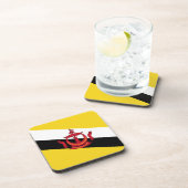 Dessous de verre du drapeau de Brunei (Côté Droit)