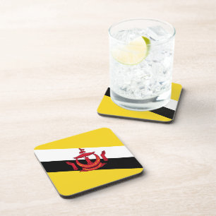 Dessous de verre du drapeau de Brunei