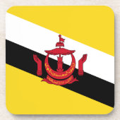 Dessous de verre du drapeau de Brunei (Devant)