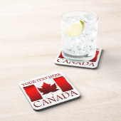 Dessous de verre du drapeau du Canada Dessous de v (Côté Droit)