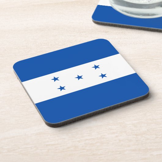 Dessous de verre du drapeau du Honduras (Côté gauche)