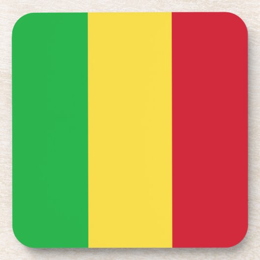 Dessous de verre du drapeau du Mali (Devant)