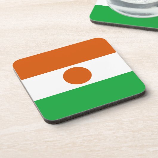 Dessous de verre du drapeau du Niger (Côté gauche)