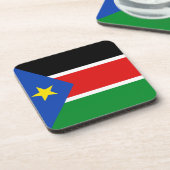 Dessous de verre du drapeau du Soudan du Sud (Côté gauche)