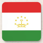 Dessous de verre du drapeau du Tadjikistan (Devant)