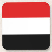 Dessous de verre du drapeau du Yémen (Devant)