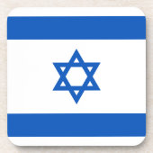 Dessous de verre du drapeau israélien (Devant)