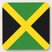 Dessous de verre du drapeau jamaïcain (Devant)