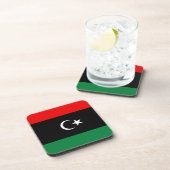 Dessous de verre du drapeau libyen (Côté Droit)