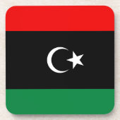 Dessous de verre du drapeau libyen (Devant)