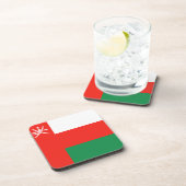 Dessous de verre du drapeau omanais (Côté Droit)