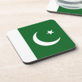 Dessous de verre du drapeau pakistanais (Côté gauche)