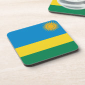 Dessous de verre du drapeau rwandais (Côté gauche)