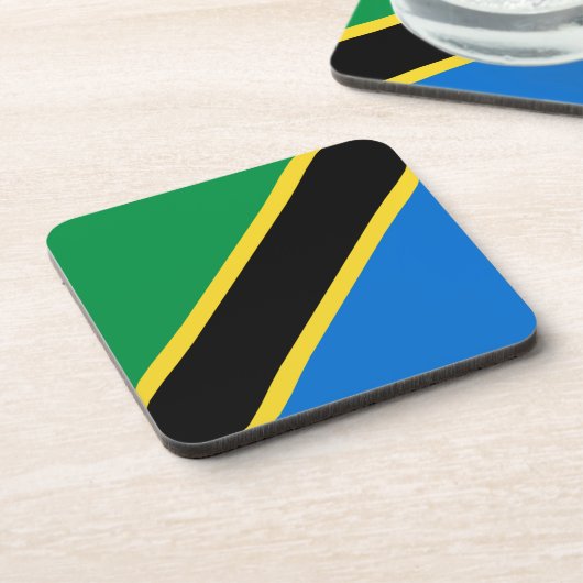 Dessous de verre du drapeau tanzanien (Côté gauche)