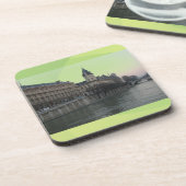 Dessous de verre du liège de Seine River (Côté gauche)
