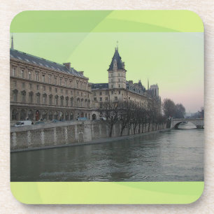 Dessous de verre du liège de Seine River