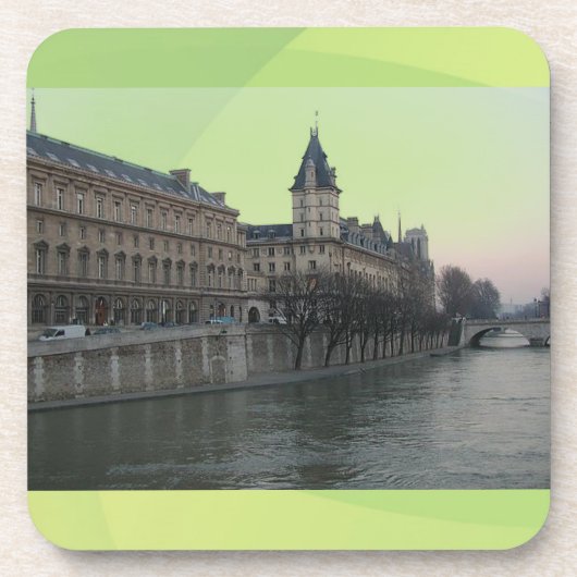 Dessous de verre du liège de Seine River (Devant)