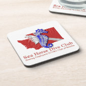 Dessous de verre du logo du club de plongée SeaHor (Côté gauche)