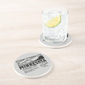 Dessous de verre du Minnesota (Côté)