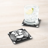 DESSOUS DE VERRE du Motif d'essai de CBC (série 6) (Côté Droit)