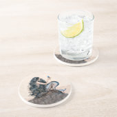 Dessous de verre du mythe du Imaginaire des sirène (Côté)