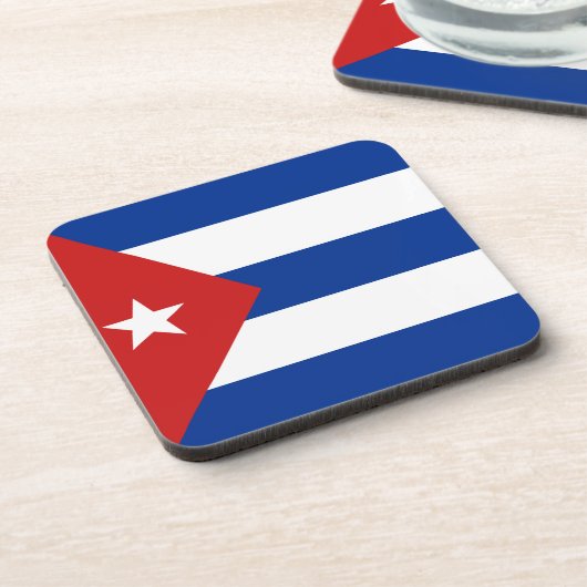 Dessous de verre du pavillon de Cuba (Côté gauche)