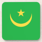 Dessous de verre du pavillon de la Mauritanie (Devant)