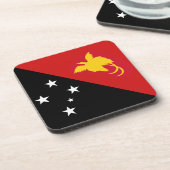 Dessous de verre du pavillon de la Papouasie-Nouve (Côté gauche)