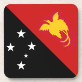 Dessous de verre du pavillon de la Papouasie-Nouve (Devant)