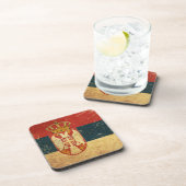 Dessous de verre du pavillon de la Serbie (Côté Droit)