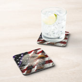 Dessous de verre du pavillon de l'aigle américain (Côté Droit)