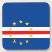 Dessous de verre du pavillon du Cap-Vert (Devant)