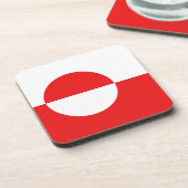 Dessous de verre du pavillon du Groenland (Côté gauche)