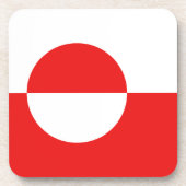 Dessous de verre du pavillon du Groenland (Devant)