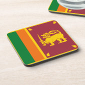 Dessous de verre du pavillon du Sri Lanka (Côté gauche)