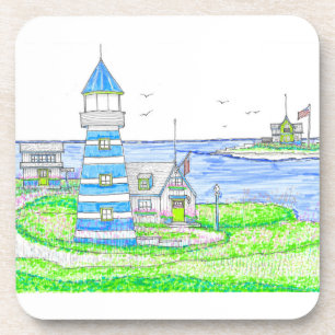 Dessous de verre du phare Americana